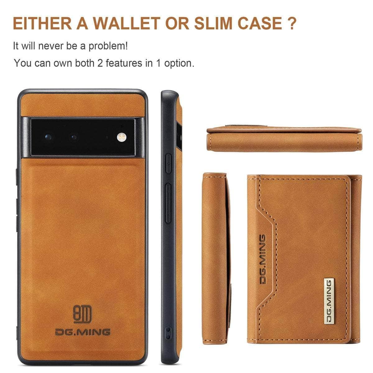 2 in 1 Detachable Pixel 6 Card Pocket Wallet