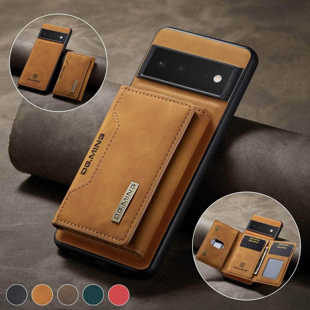 2 in 1 Detachable Pixel 6 Card Pocket Wallet