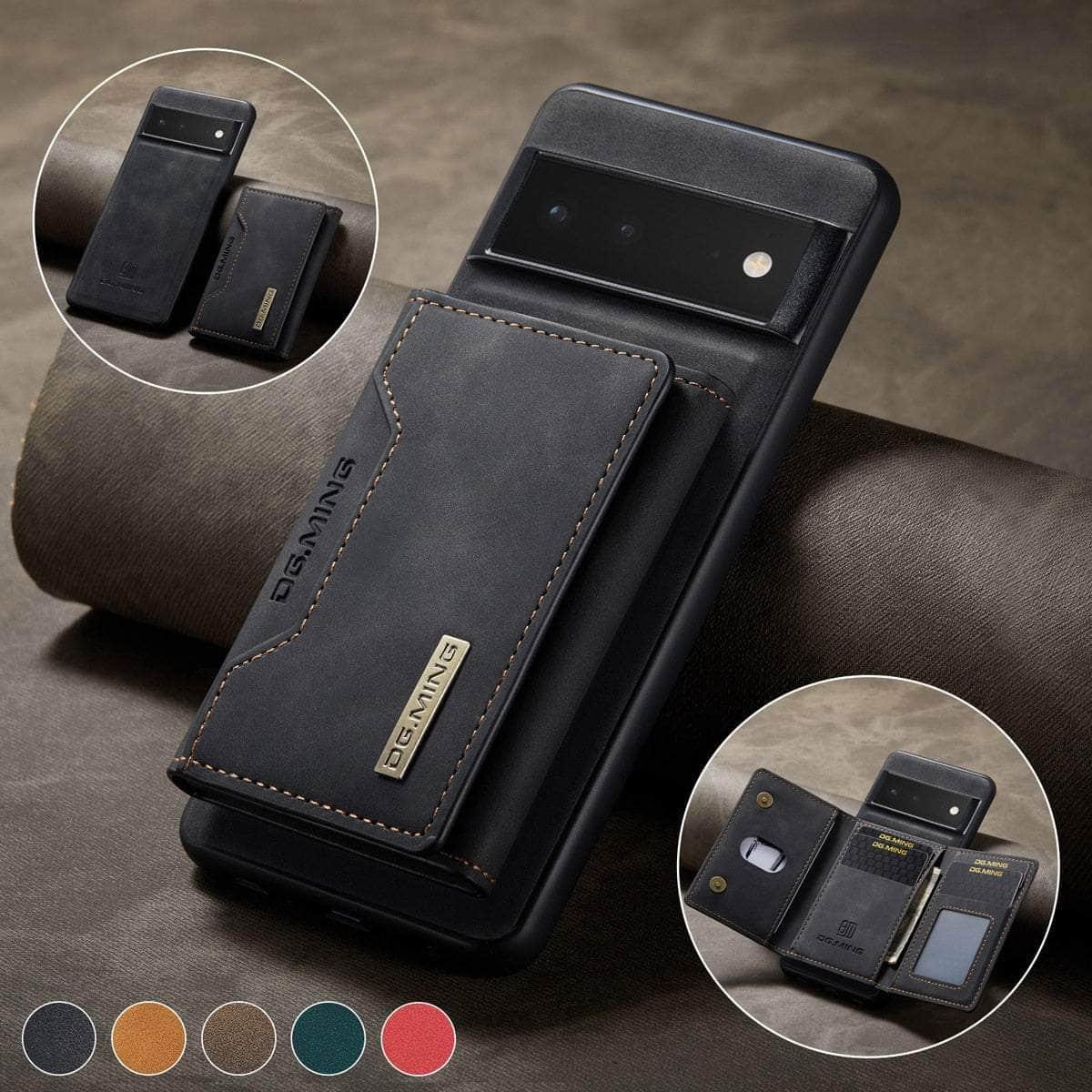 2 in 1 Detachable Pixel 6 Card Pocket Wallet