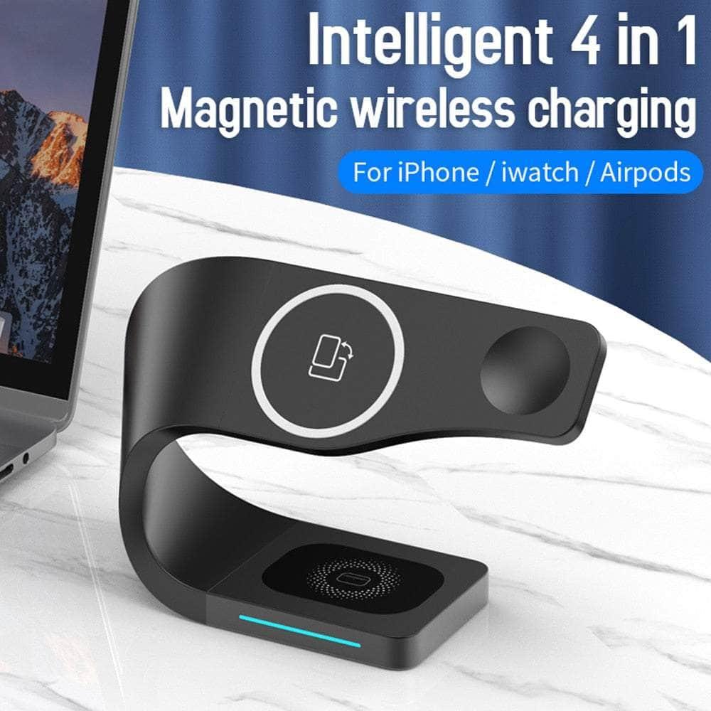 3 in 1 Magnetic Wireless Charger iPhone Stand