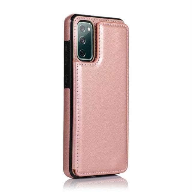 CaseBuddy Australia Casebuddy S22 Ultra / Rose Gold Galaxy S22 Ultra Flip Wallet