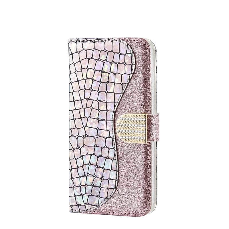 Casebuddy Galaxy S23 Laser Flash Powder Leather Case