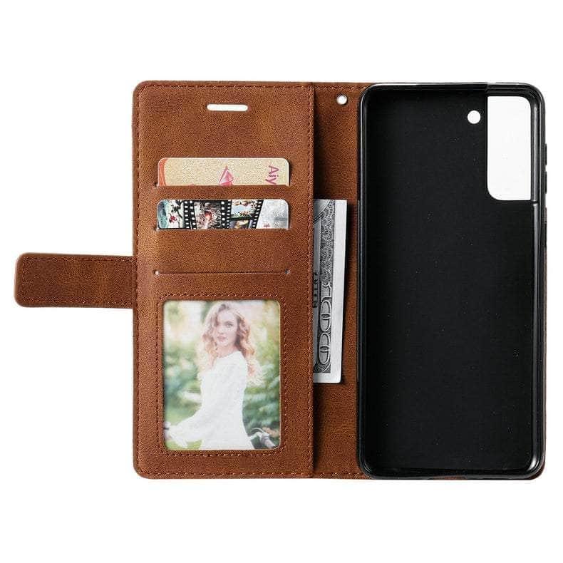 Casebuddy Galaxy S23 Ultra Leather Business Wallet Book