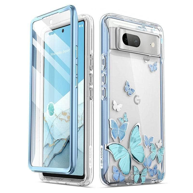 Casebuddy Bluefly / PC + TPU Google Pixel 7 I-BLASON Cosmo Slim Full-Body Case