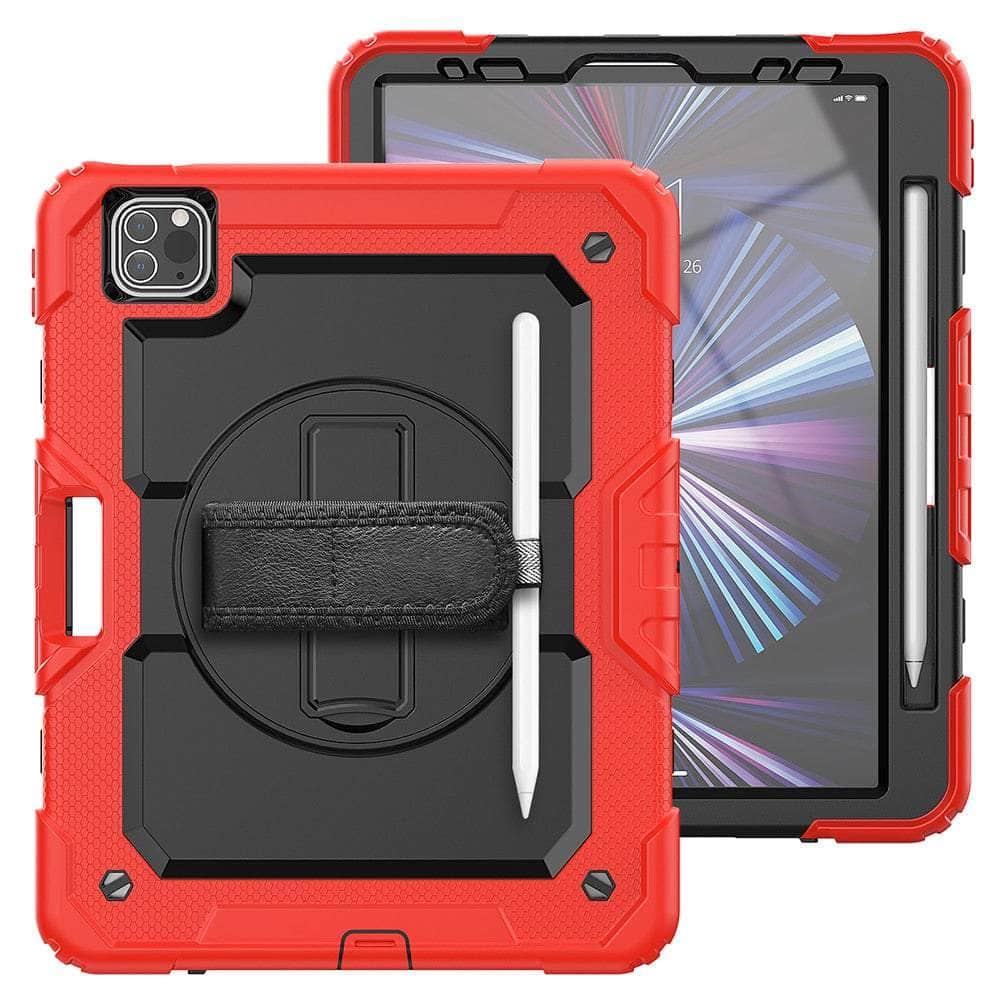 Casebuddy Red / iPad Pro 11 2022 Heavy Duty iPad Pro 11 2022 Case