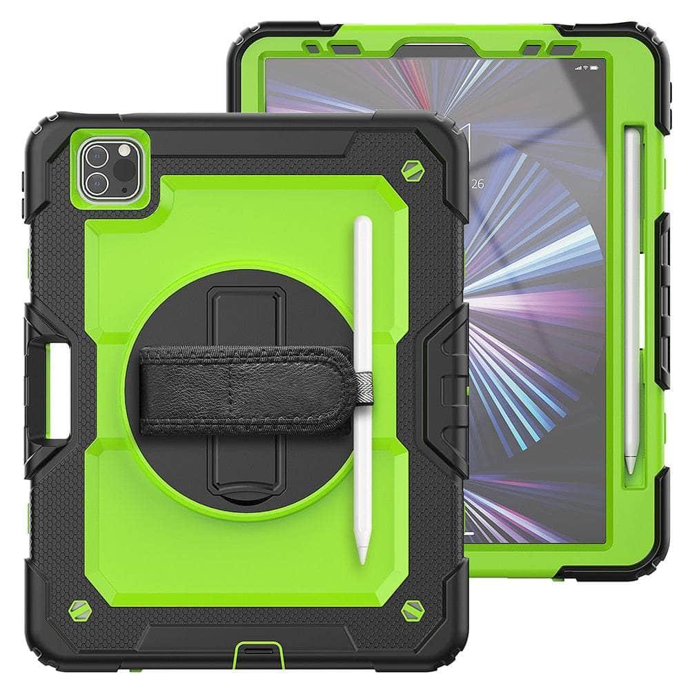 Casebuddy Green PC / iPad Pro 11 2022 Heavy Duty iPad Pro 11 2022 Case