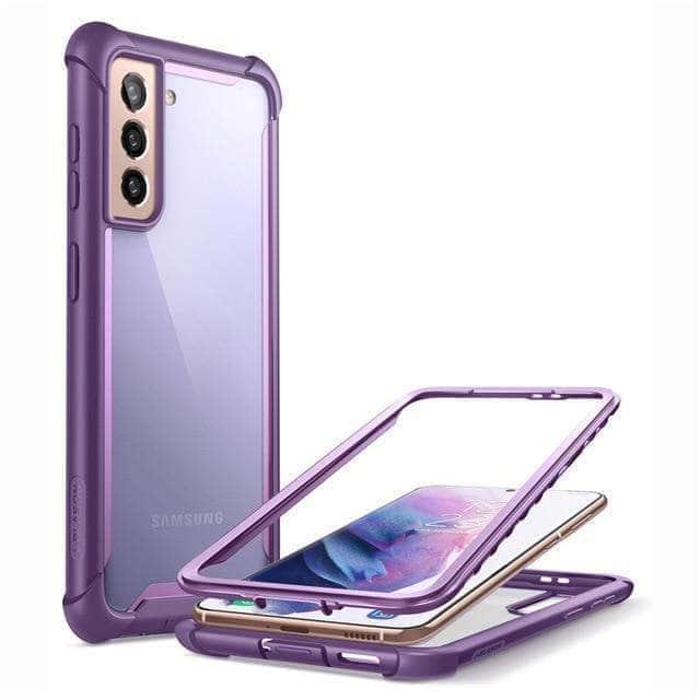 CaseBuddy Australia Casebuddy PC + TPU / Purple I-BLASON Galaxy S21 Plus Ares Full-Body Rugged Bumper Cover