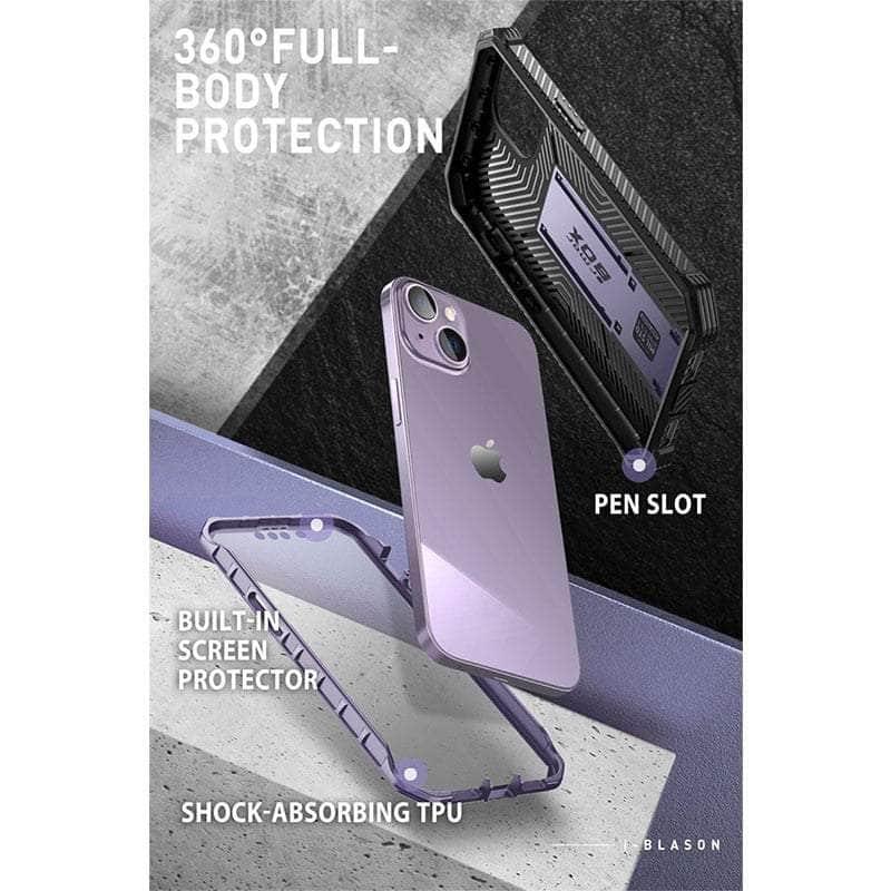 Casebuddy I-BLASON iPhone 14 Armorbox Full-Body Dual Layer Holster