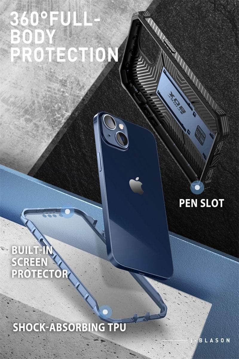 Casebuddy I-BLASON iPhone 14 Armorbox Full-Body Dual Layer Holster