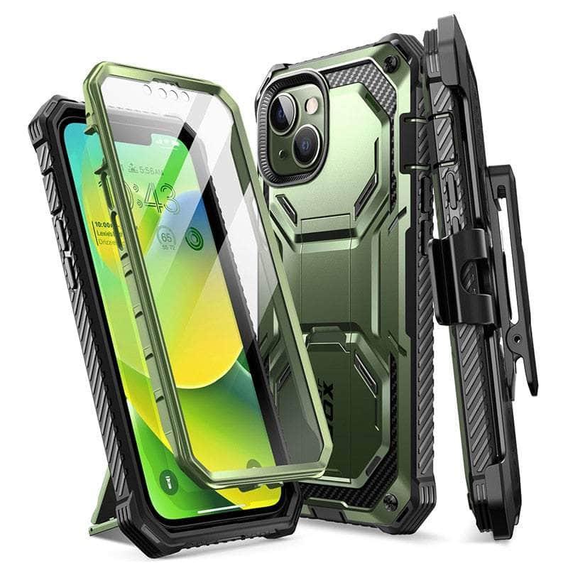 Casebuddy I-BLASON iPhone 14 Armorbox Full-Body Dual Layer Holster