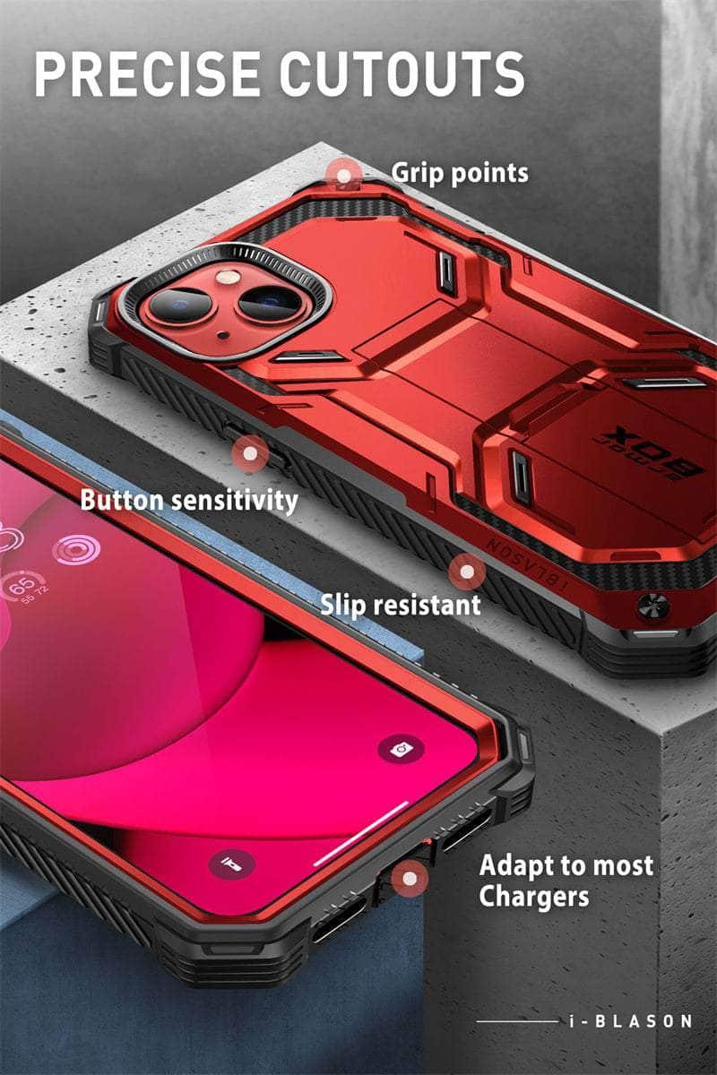 Casebuddy I-BLASON iPhone 14 Armorbox Full-Body Dual Layer Holster