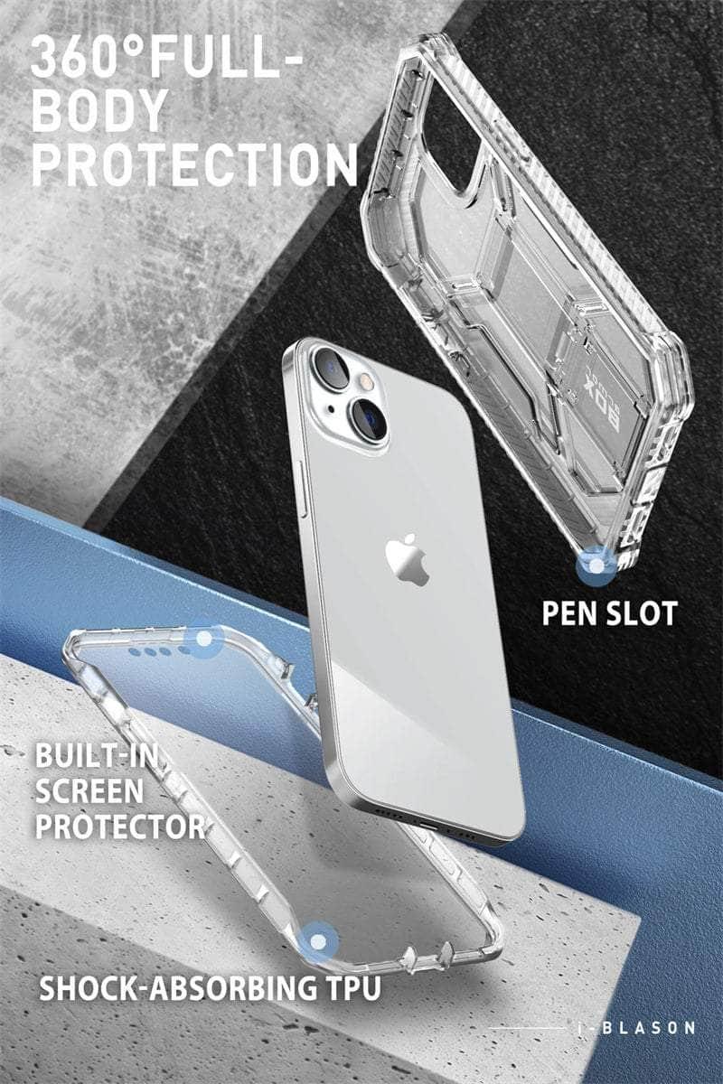 Casebuddy I-BLASON iPhone 14 Armorbox Full-Body Dual Layer Holster