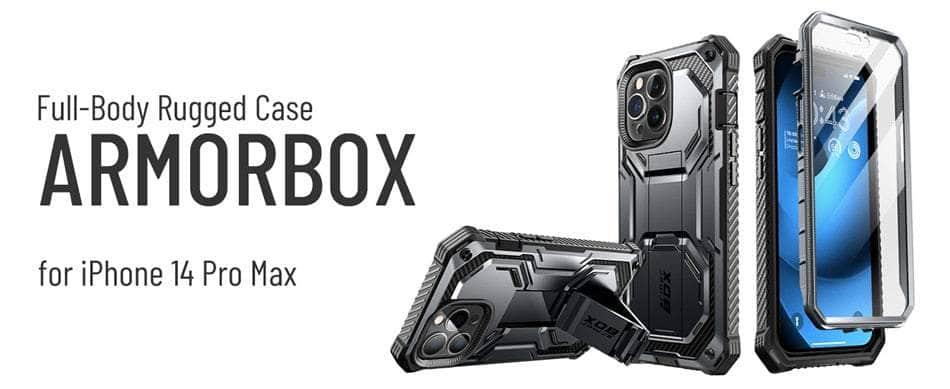 Casebuddy I-BLASON iPhone 14 Pro Max Armorbox Full-Body Dual Layer Holster