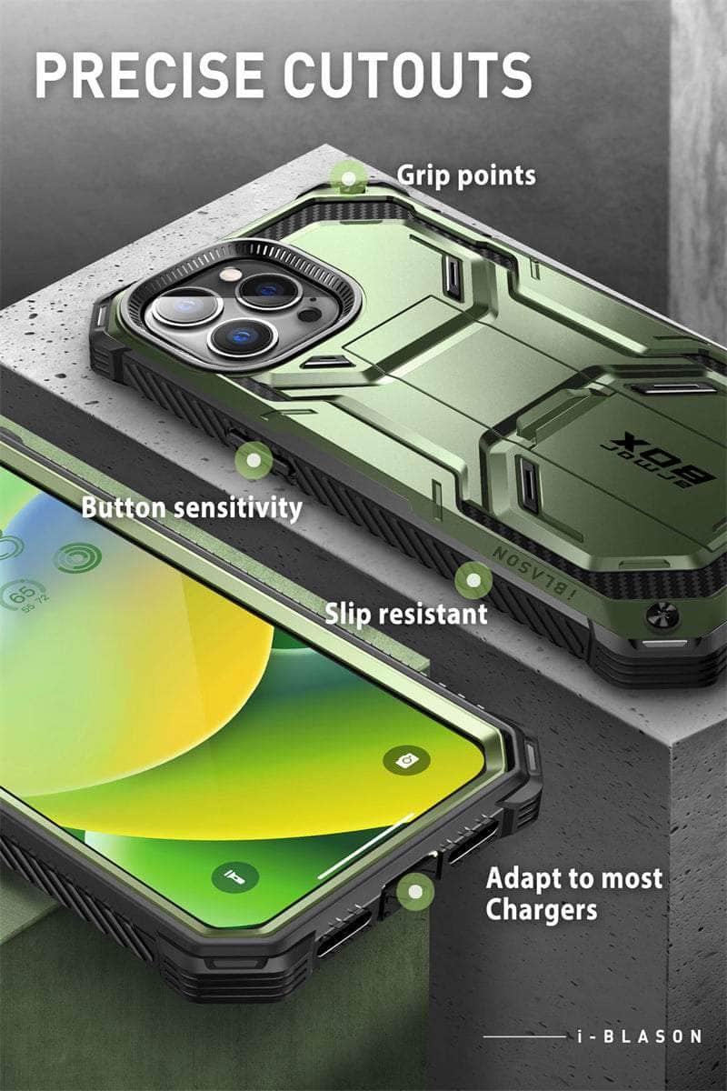 Casebuddy I-BLASON iPhone 14 Pro Max Armorbox Full-Body Dual Layer Holster