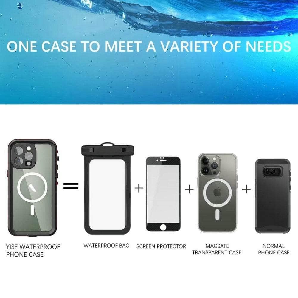 Casebuddy IP68 WaterProof iPhone 14 Diving MagSafe Case