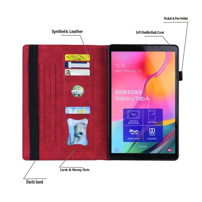 Casebuddy iPad 10 2022 Luxury Leather Wallet Case