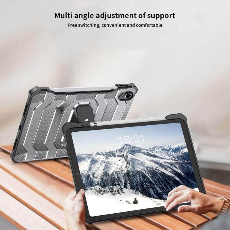 Casebuddy iPad 10 2022 Pencil Holder Rugged Kickstand Case