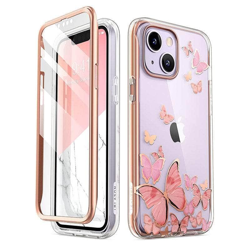 Casebuddy PC + TPU / Pinkfly iPhone 14 I-BLASON Cosmo Slim Full-Body Case