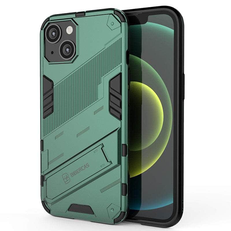 Casebuddy iPhone 14 Max Shockproof Punk Armour Kickstand Bumper