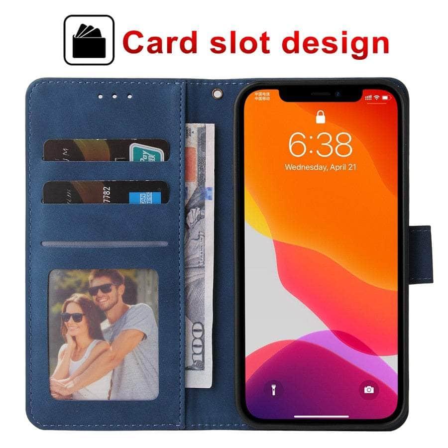 Casebuddy iPhone 14 Max Wallet Lanyard Credit Card Case