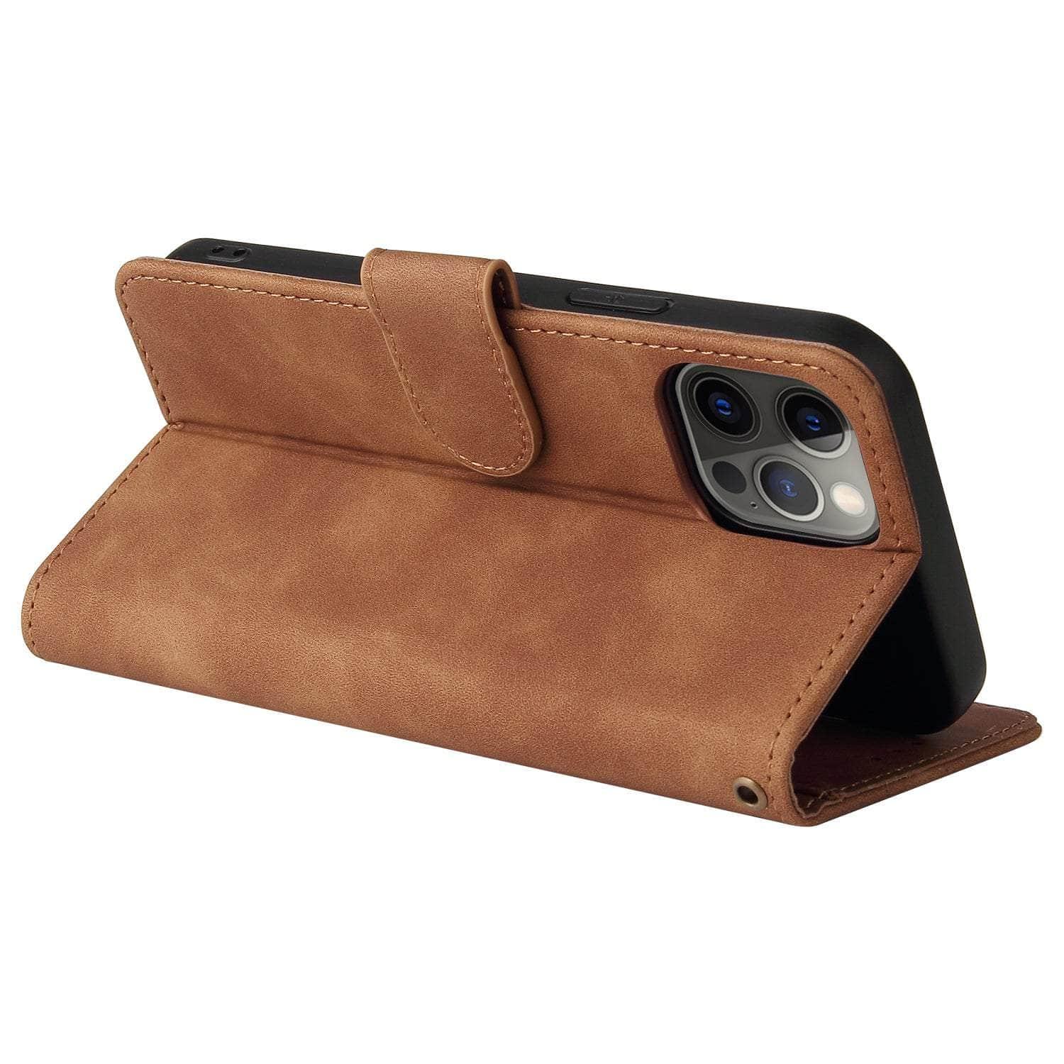 Casebuddy iPhone 14 Max Wallet Leather Case