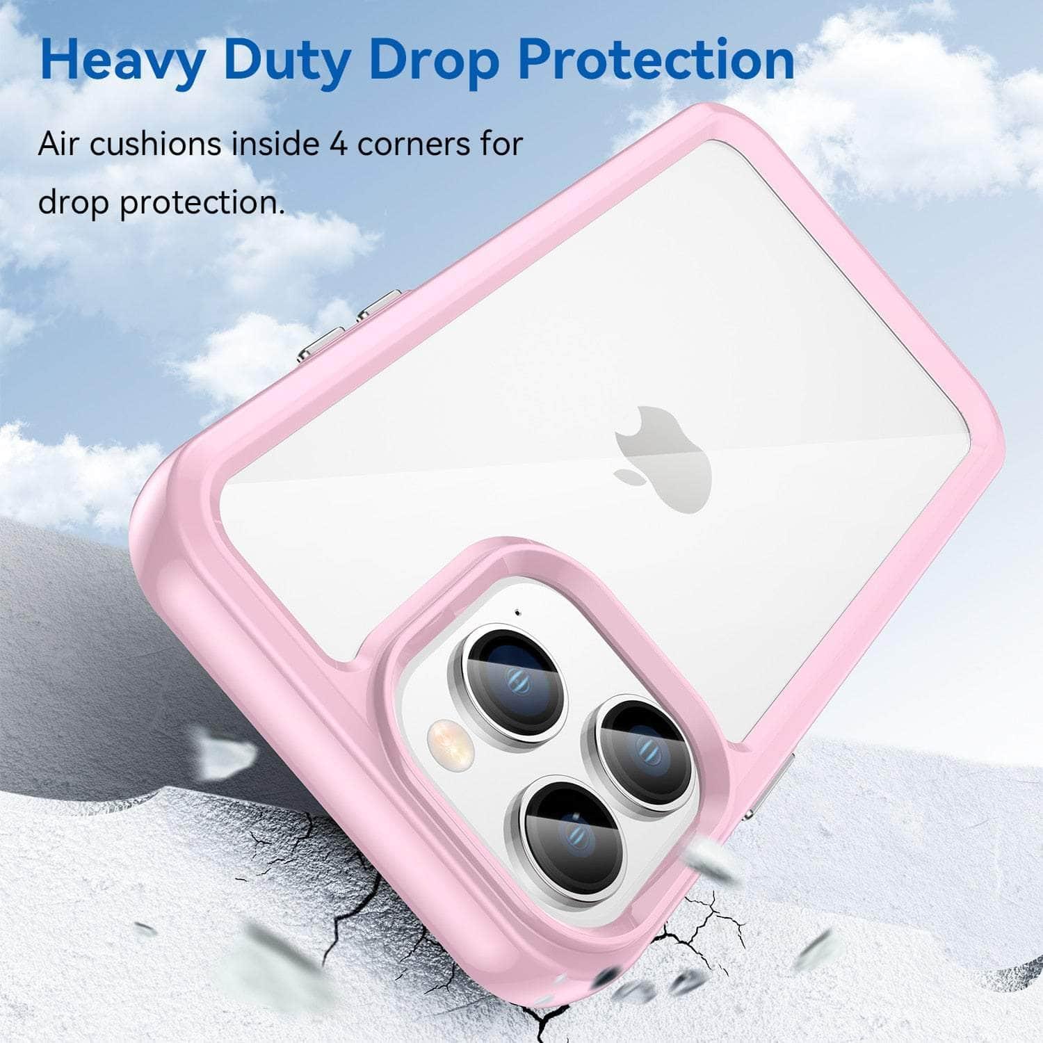 Casebuddy iPhone 14 Pro Acrylic Fitted Shockproof Anti-Slip Case