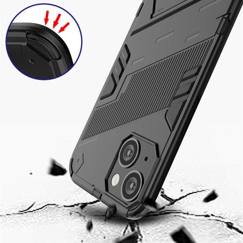 Casebuddy iPhone 14 Pro Max Shockproof Punk Armour Kickstand Bumper