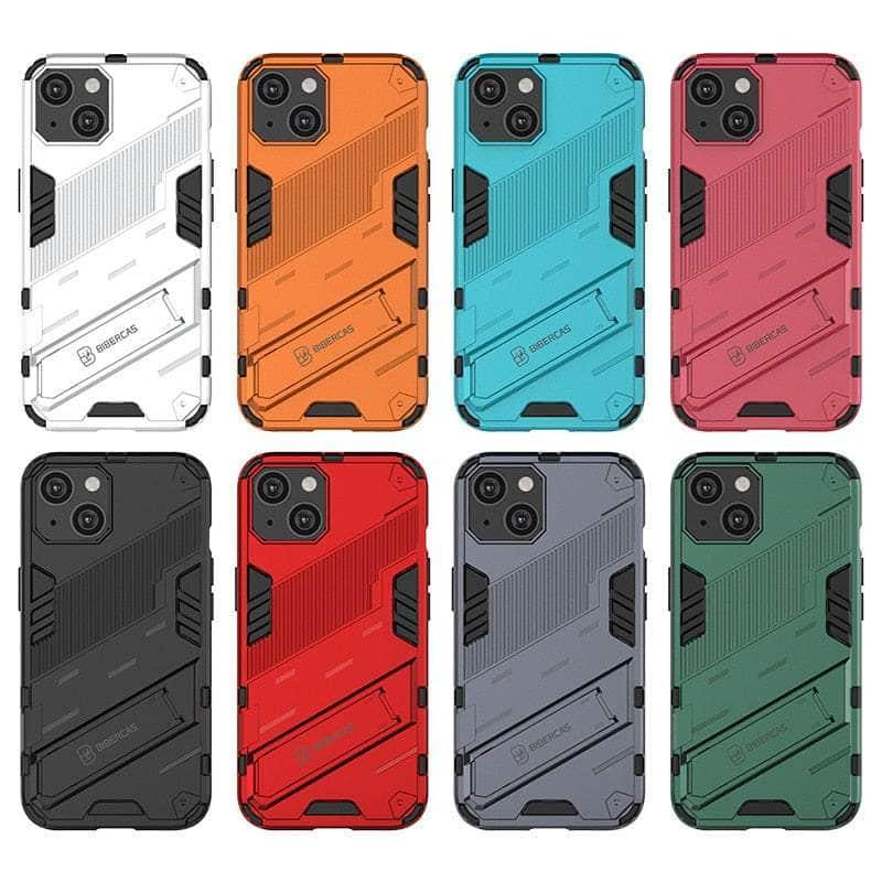 Casebuddy iPhone 14 Pro Max Shockproof Punk Armour Kickstand Bumper