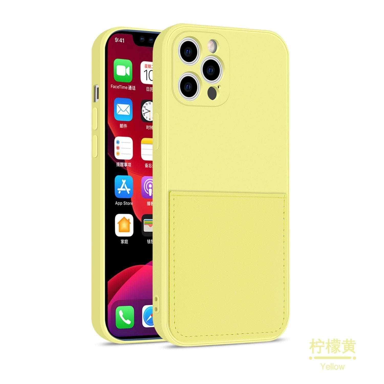 Casebuddy iPhone 14 Pro Silicone Card Holder Wallet