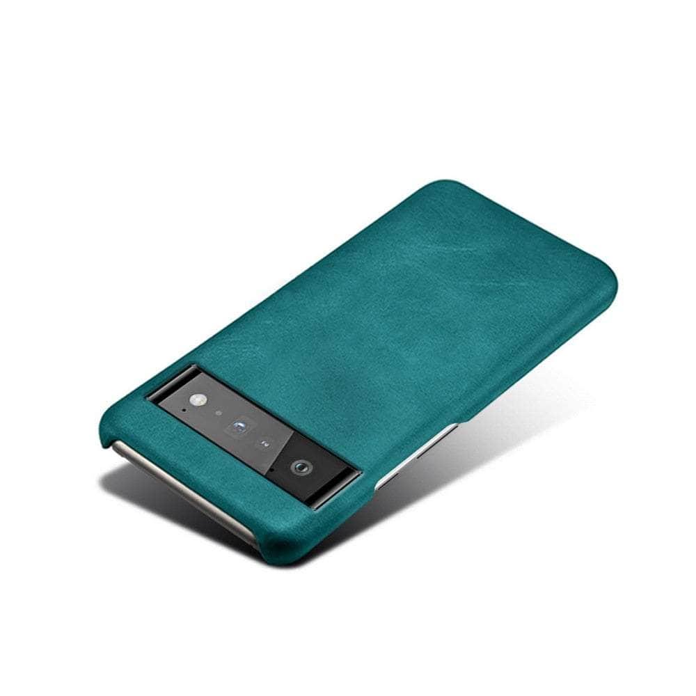 Casebuddy Green / For Pixel 7 Pro Luxury Vegan Pixel 7 Pro Leather Cover