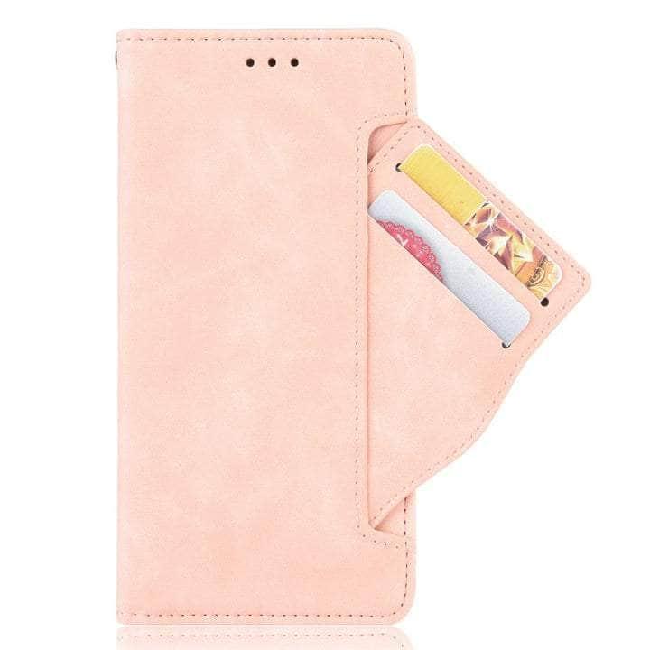 Casebuddy Rose gold / For Pixel 6 Pro Pixel 6 Pro Leather Card Slot Wallet