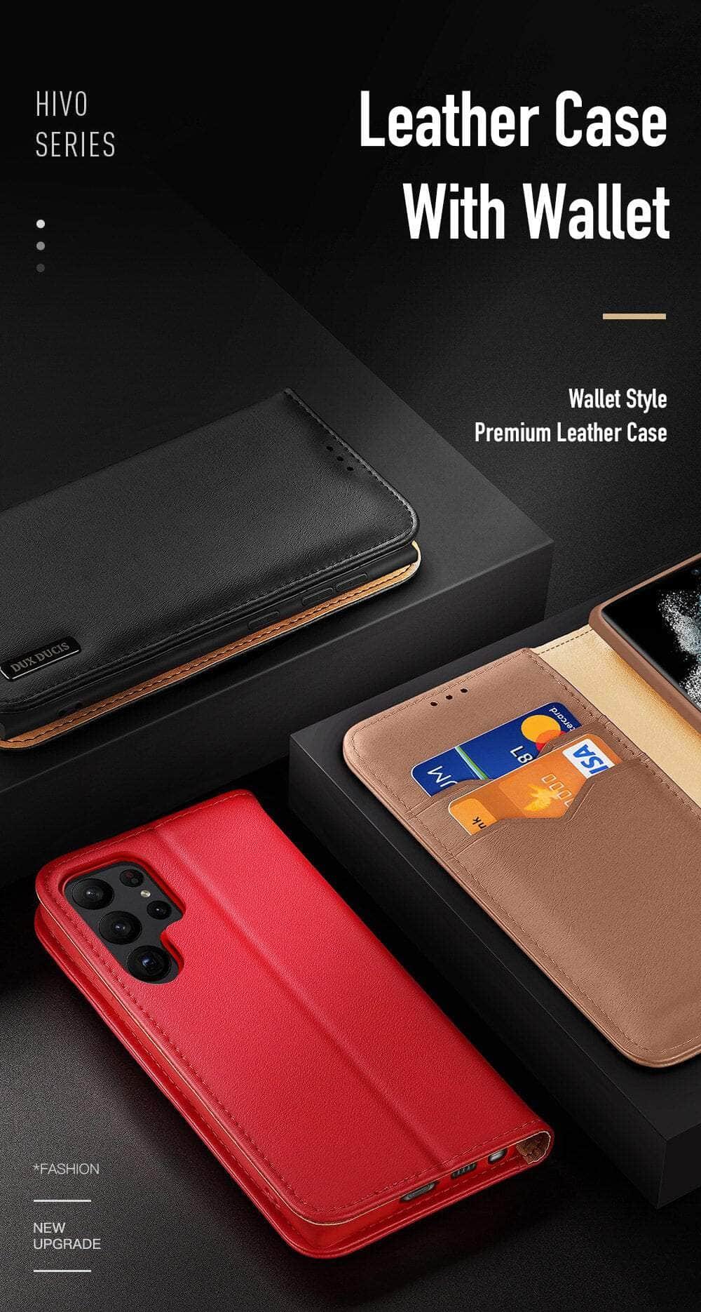 Casebuddy Real Genuine Galaxy S23 Plus Leather Cases