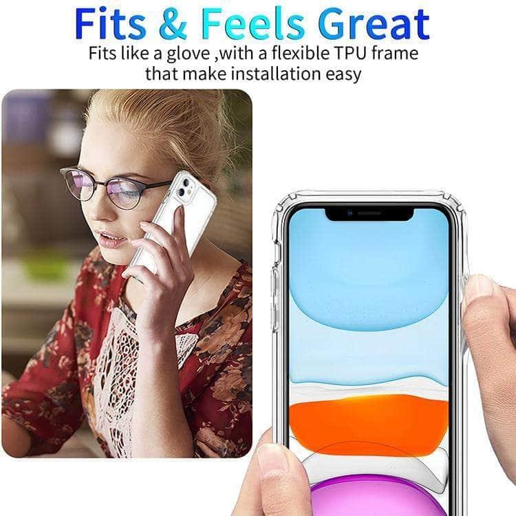 CaseBuddy Australia Casebuddy Shockproof Clear Transparent Silicone iPhone 13 Pro Case