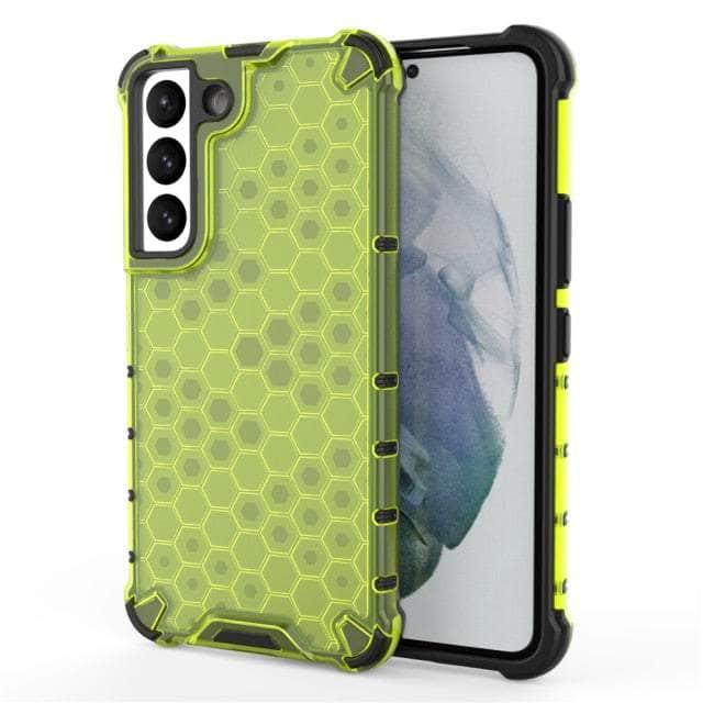 CaseBuddy Australia Casebuddy For Galaxy S22 / Green ShockProof TPU+PC Hard Back S22 Case