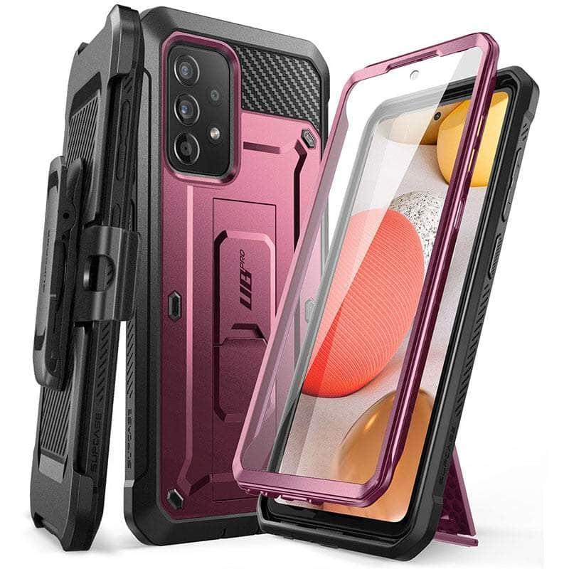 Casebuddy Wine / PC + TPU SUPCASE Galaxy A53 UB Pro Full-Body Rugged Holster