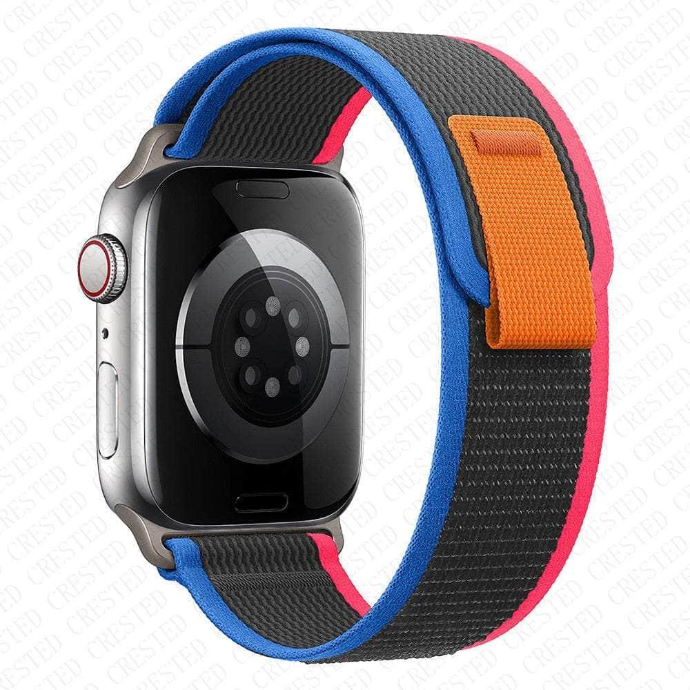 Casebuddy pink-d blue / 38 40 41mm Trail Loop Apple Watch Ultra 8 7 6 SE 5 4 3