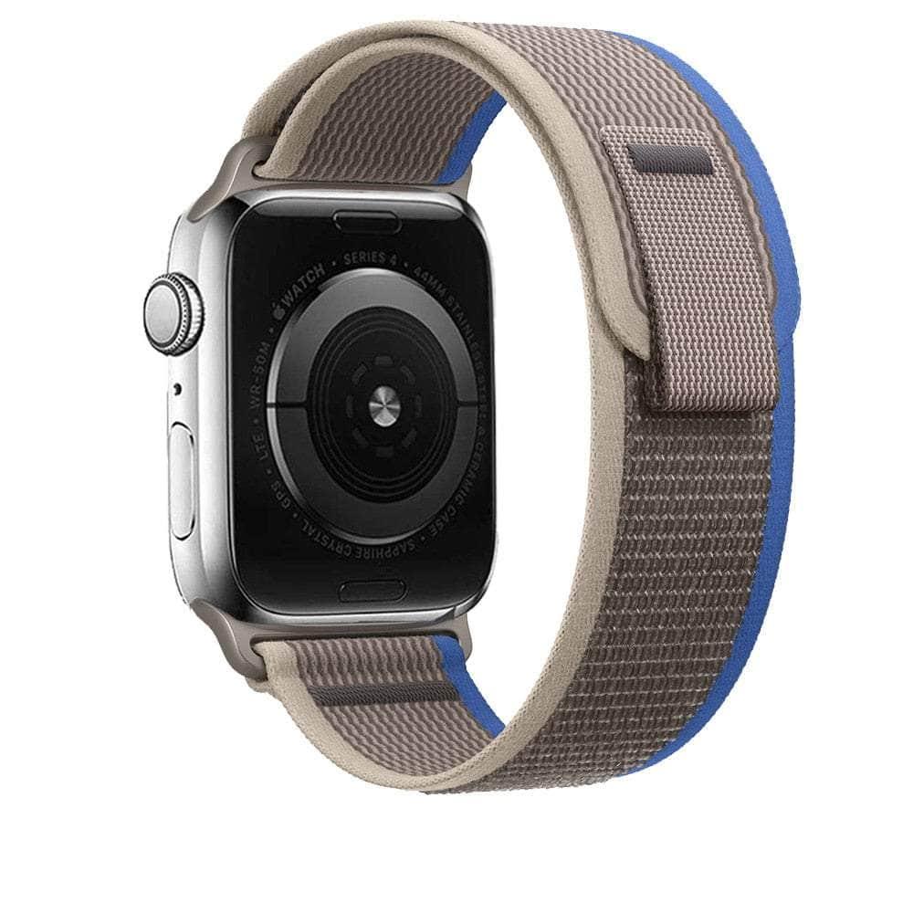 Casebuddy Blue-Gray / 38 40 41mm Trail Loop Apple Watch Ultra 8 7 6 SE 5 4 3