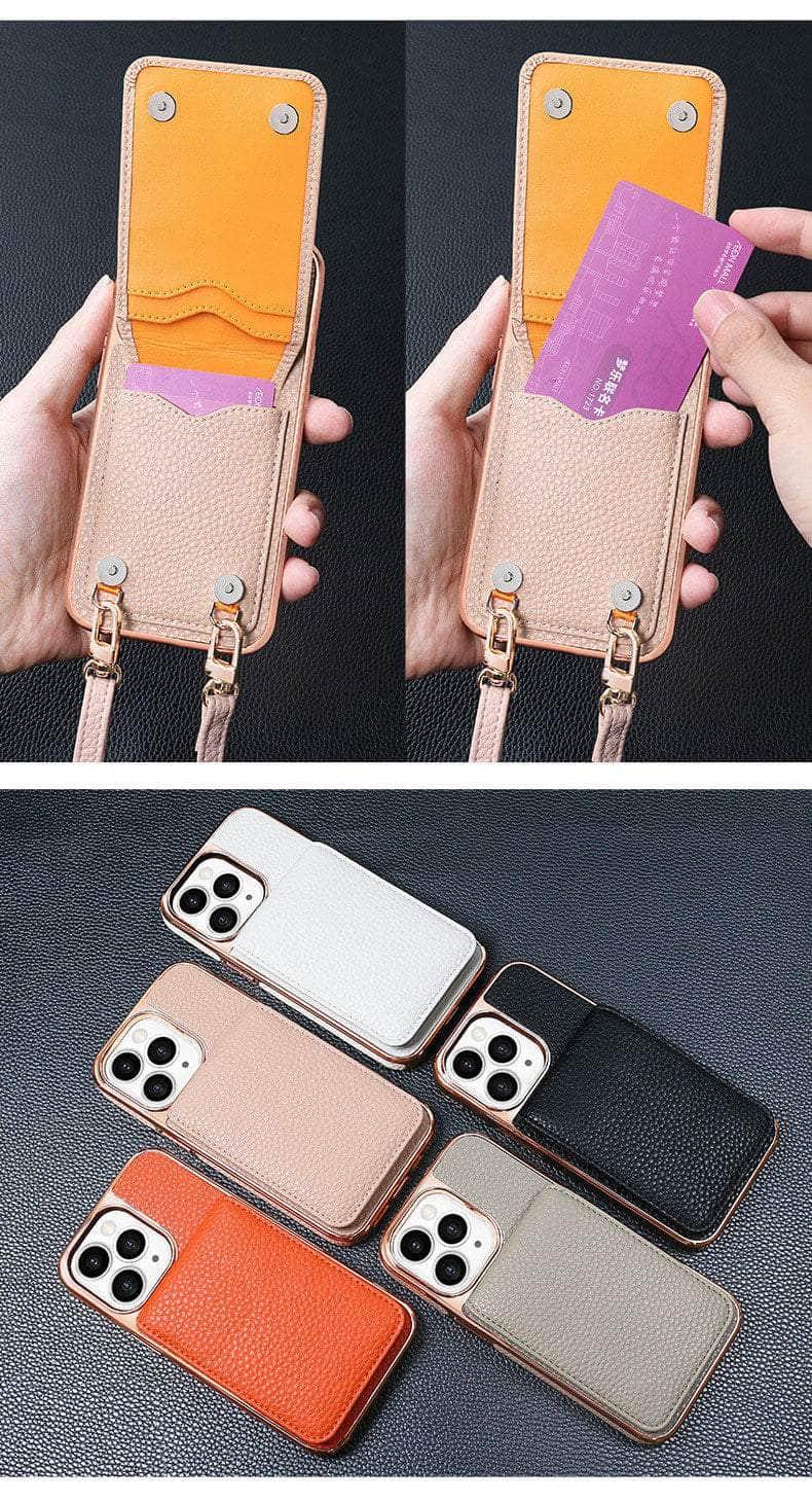 Casebuddy Vietao Luxury Leather Wallet iPhone 14 Plus Cover