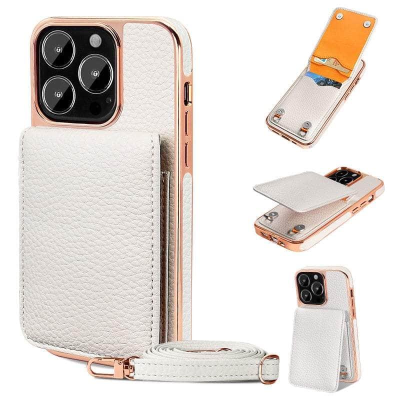 Casebuddy Vietao Luxury Leather Wallet iPhone 14 Plus Cover